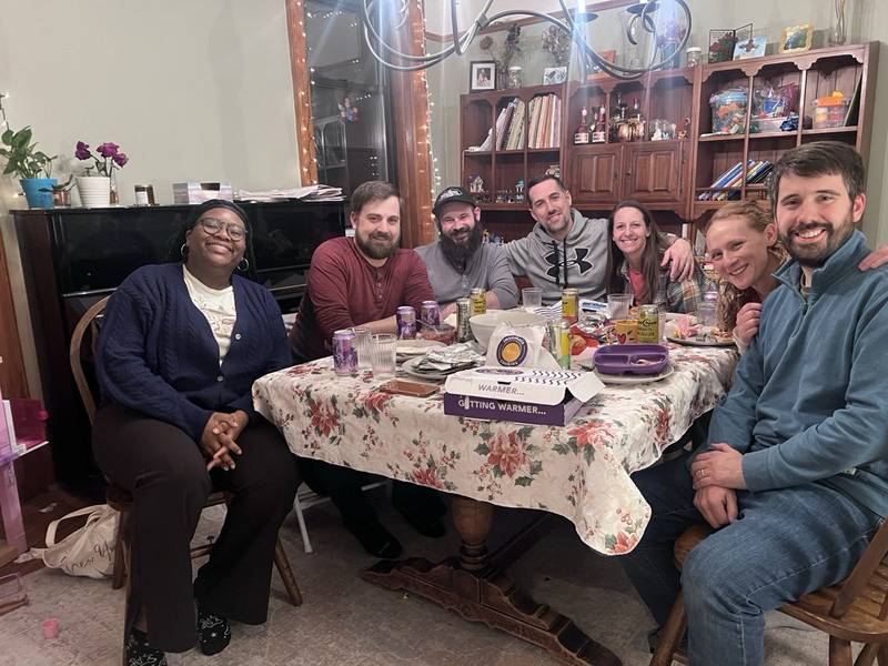 Community meal gathering